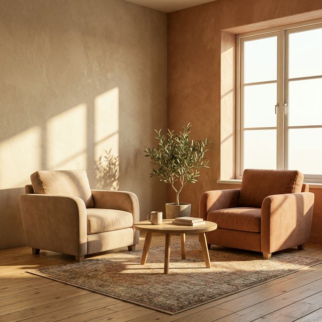 温かみのあるカウンセリングルーム